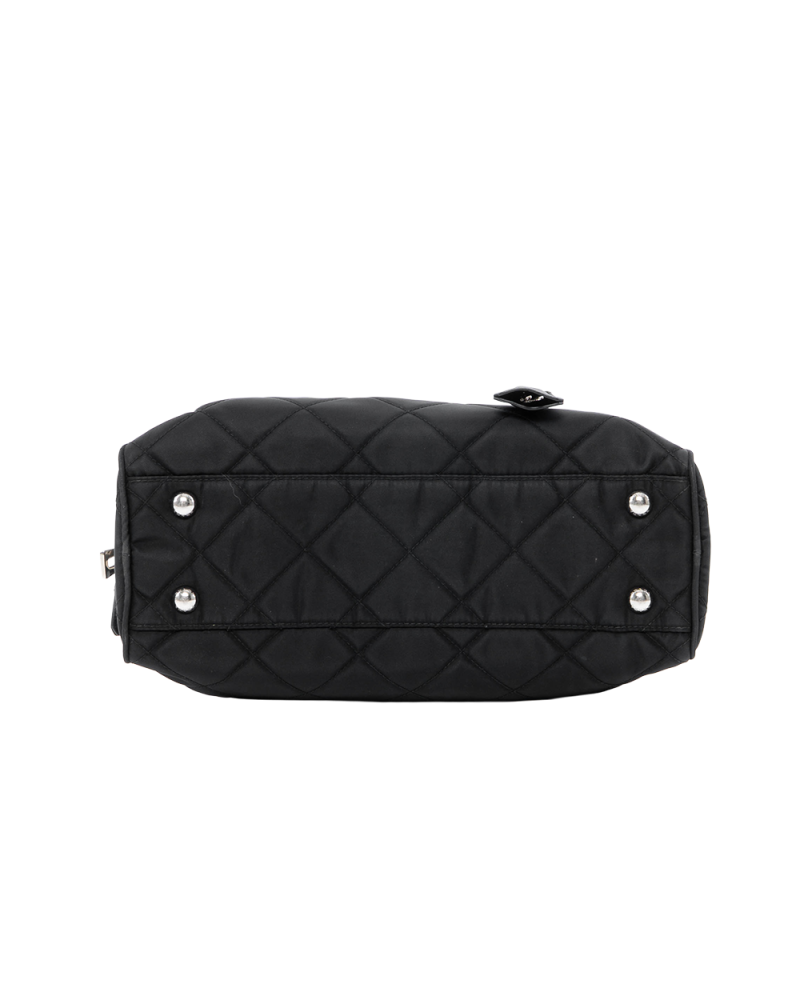 PRADA TESSUTO IMPUNTU BLACK NYLON SHW 0192