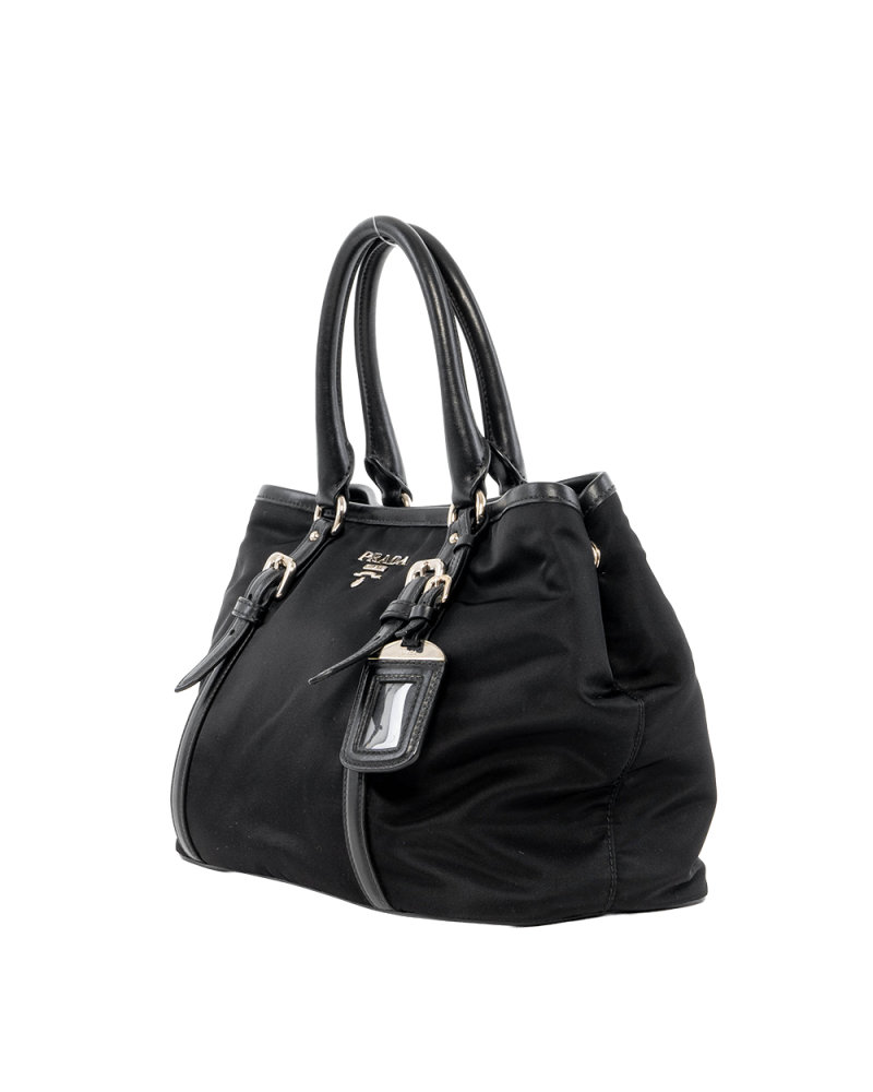 PRADA TESSUTO TOTE BLACK NYLON SHW 7017