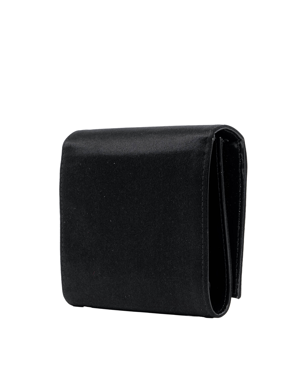 PRADA TRI FOLD WALLET SHORT BLACK NYLON SHW 03610