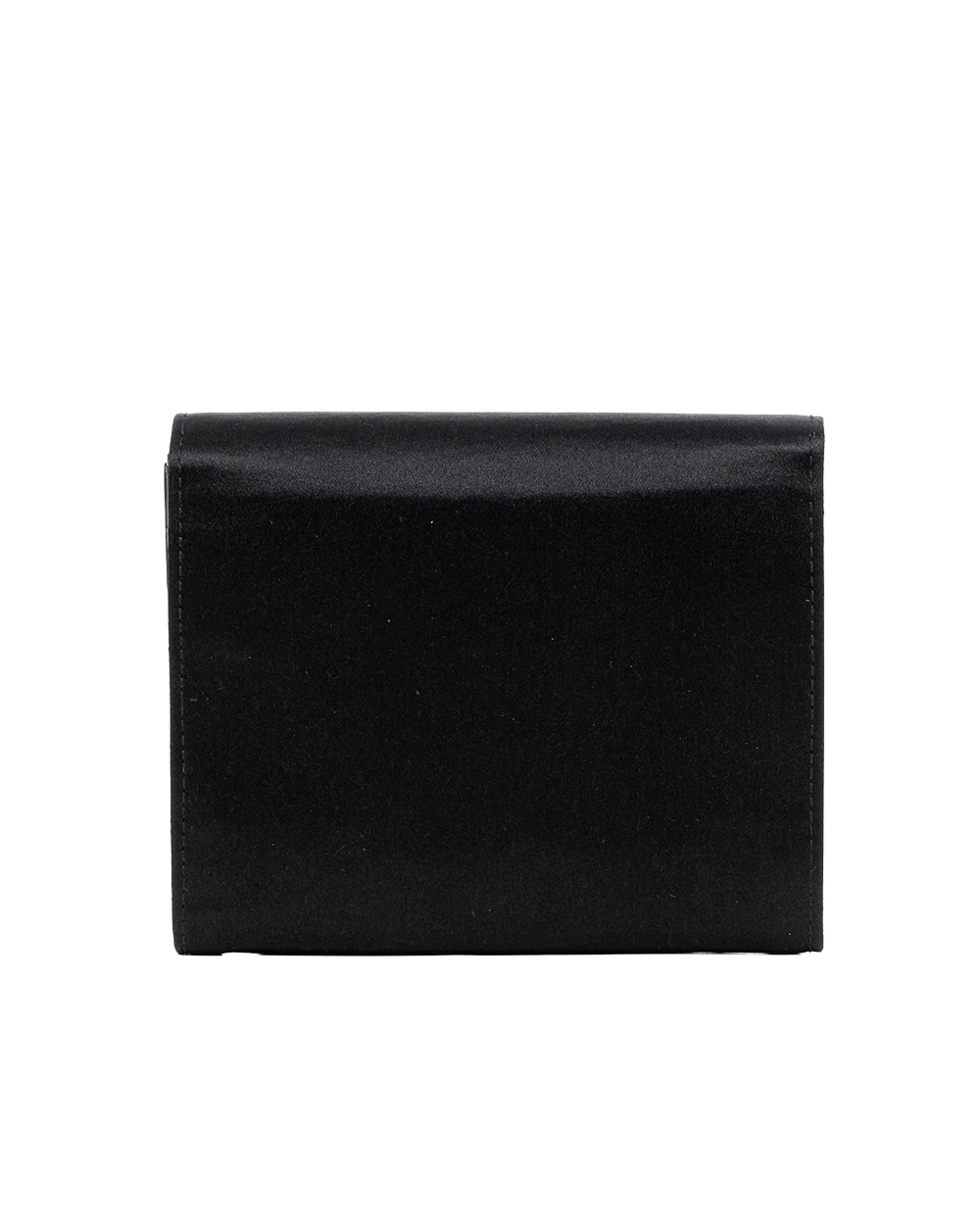 PRADA TRI FOLD WALLET SHORT BLACK NYLON SHW 03611