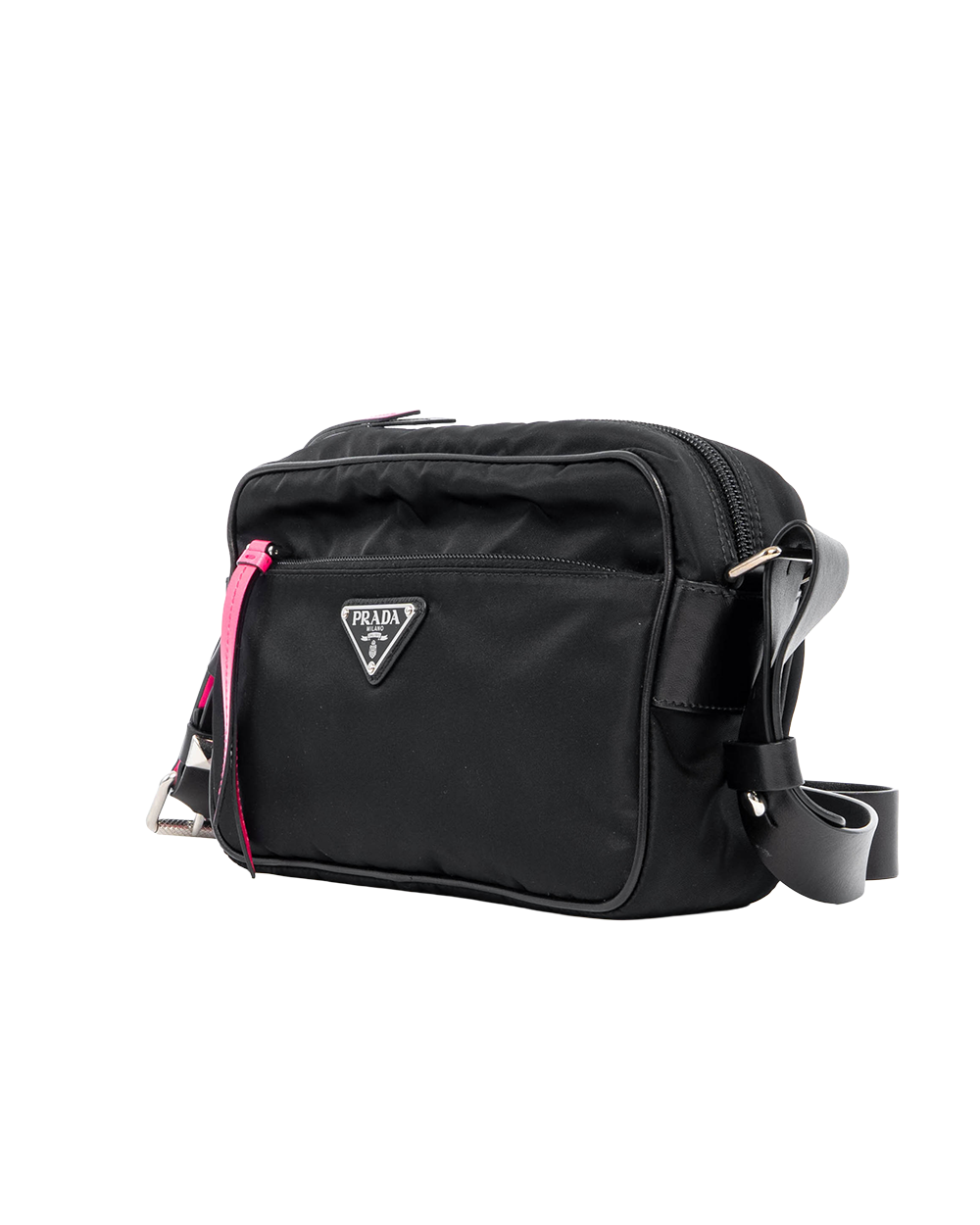 PRADA VELA BLACK PINK NYLON SHW 07198
