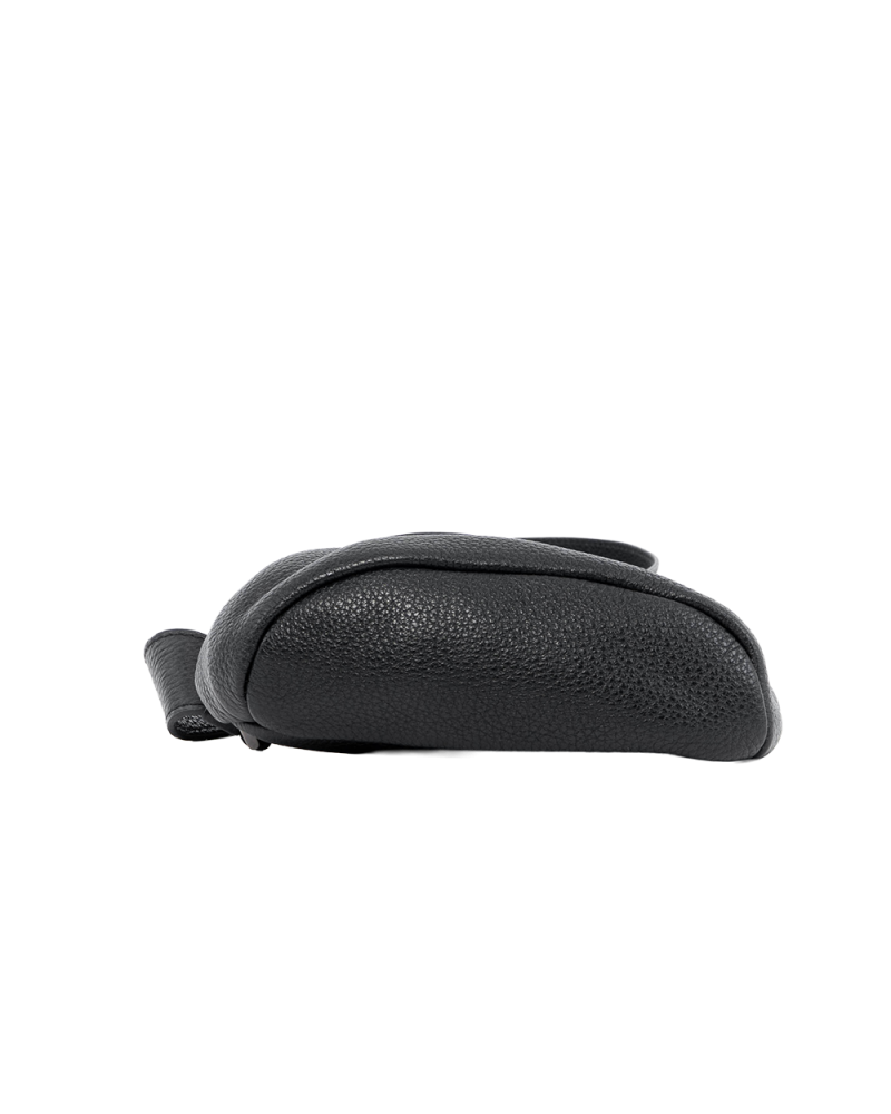 PRADA VITELLO DAINO BELT BAG BLACK CALF SHW 07252