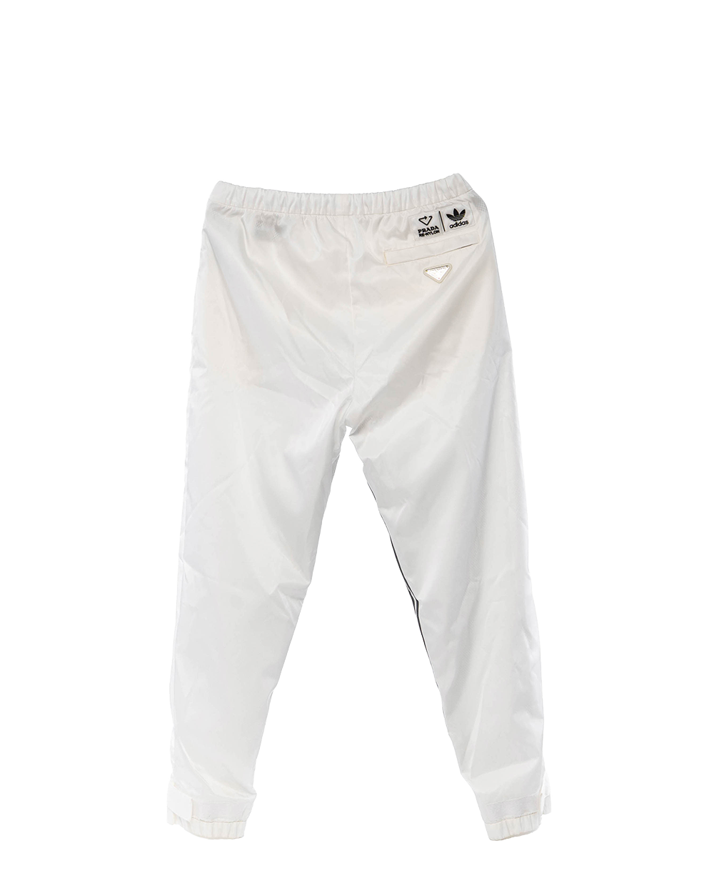 PRADA X ADIDAS PANTALONE M WHITE NYLON MICROCHIP 4710