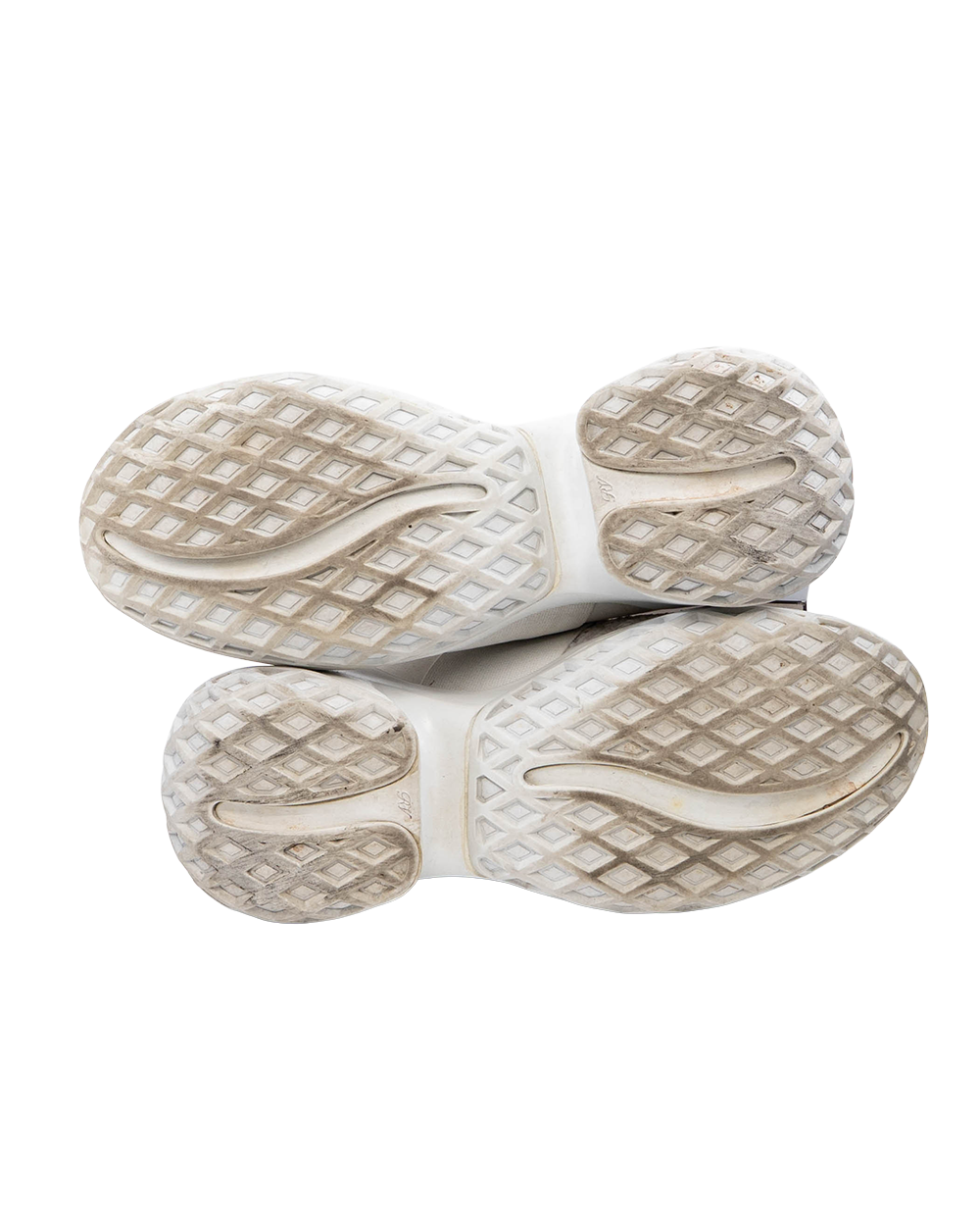 ROGER VIVIER SNEAKER CRYSTAL 36.5 WHITE NYLON 07361