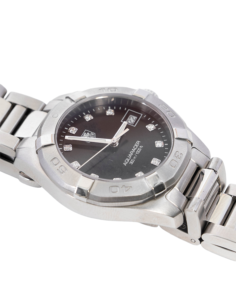 TAG HEUER AQUARACER 300 32MM BLACK DIAMOND SHW WAY1315 6176