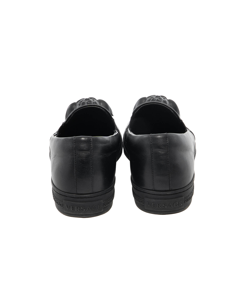 VERSACE MEDUSA SHOES 43 BLACK CALF BHW 0350