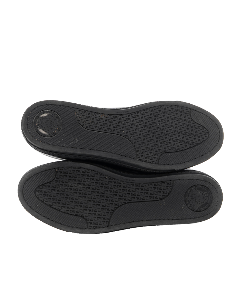 VERSACE MEDUSA SHOES 43 BLACK CALF BHW 0352
