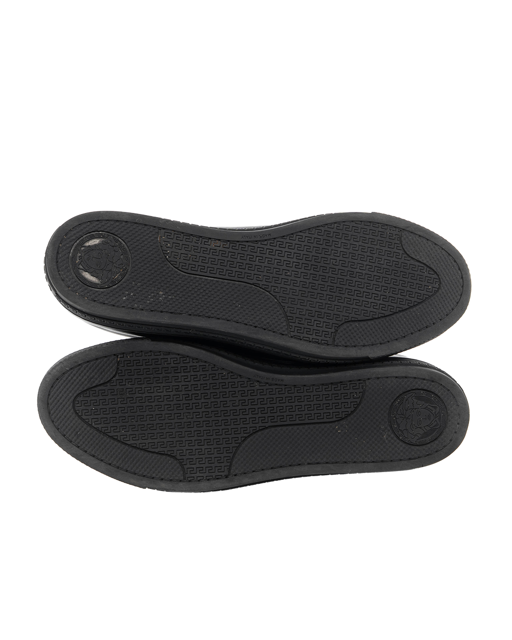 VERSACE MEDUSA SHOES 43 BLACK CALF BHW 0352