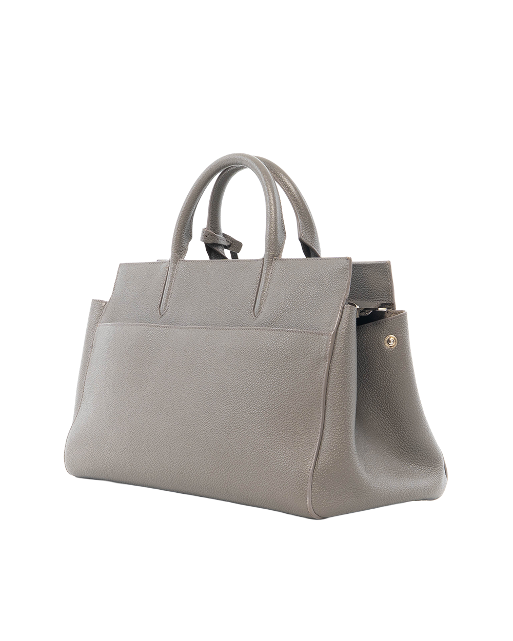 YSL CABAS RIVE GAUCHE GRAY CALF SHW 5331