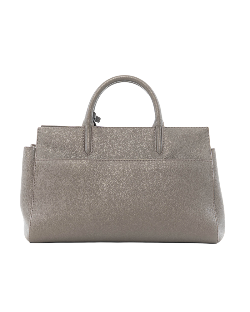 YSL CABAS RIVE GAUCHE GRAY CALF SHW 5332