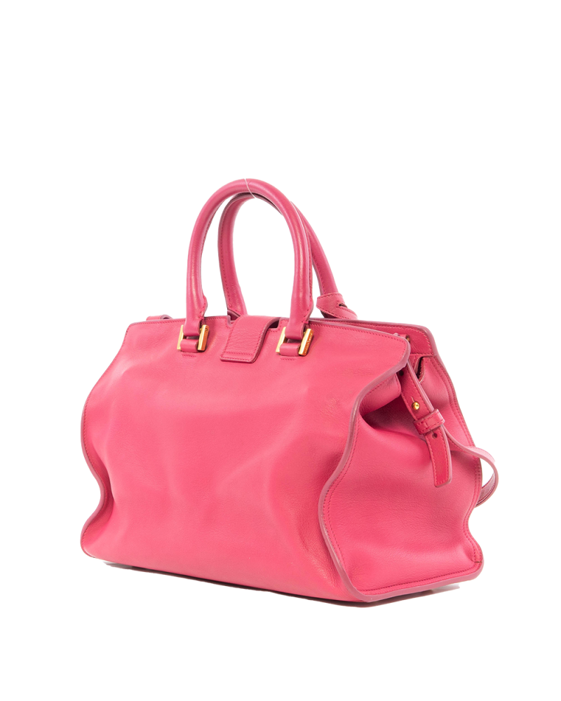 YSL CHYC TOTE MEDIUM PINK CALF GHW 311210 467891 6078