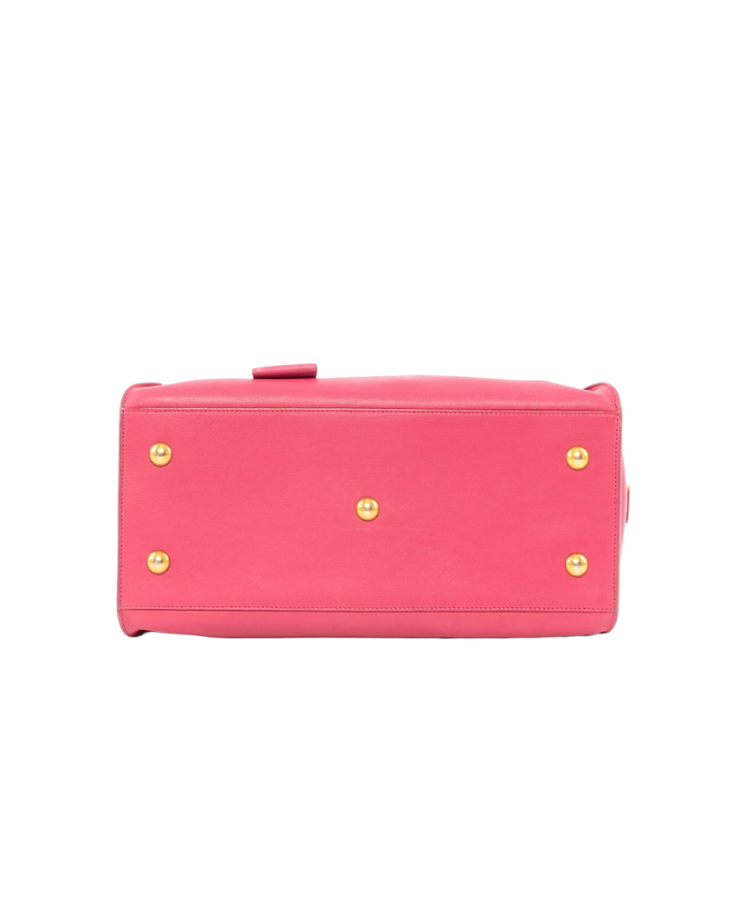 YSL CHYC TOTE MEDIUM PINK CALF GHW 311210 467891 6084