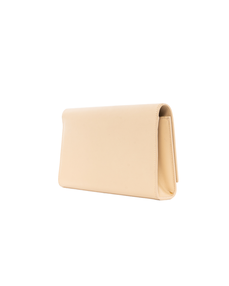 YSL CLUTCH BEIGE CALF GHW DPL326079 0114 4270