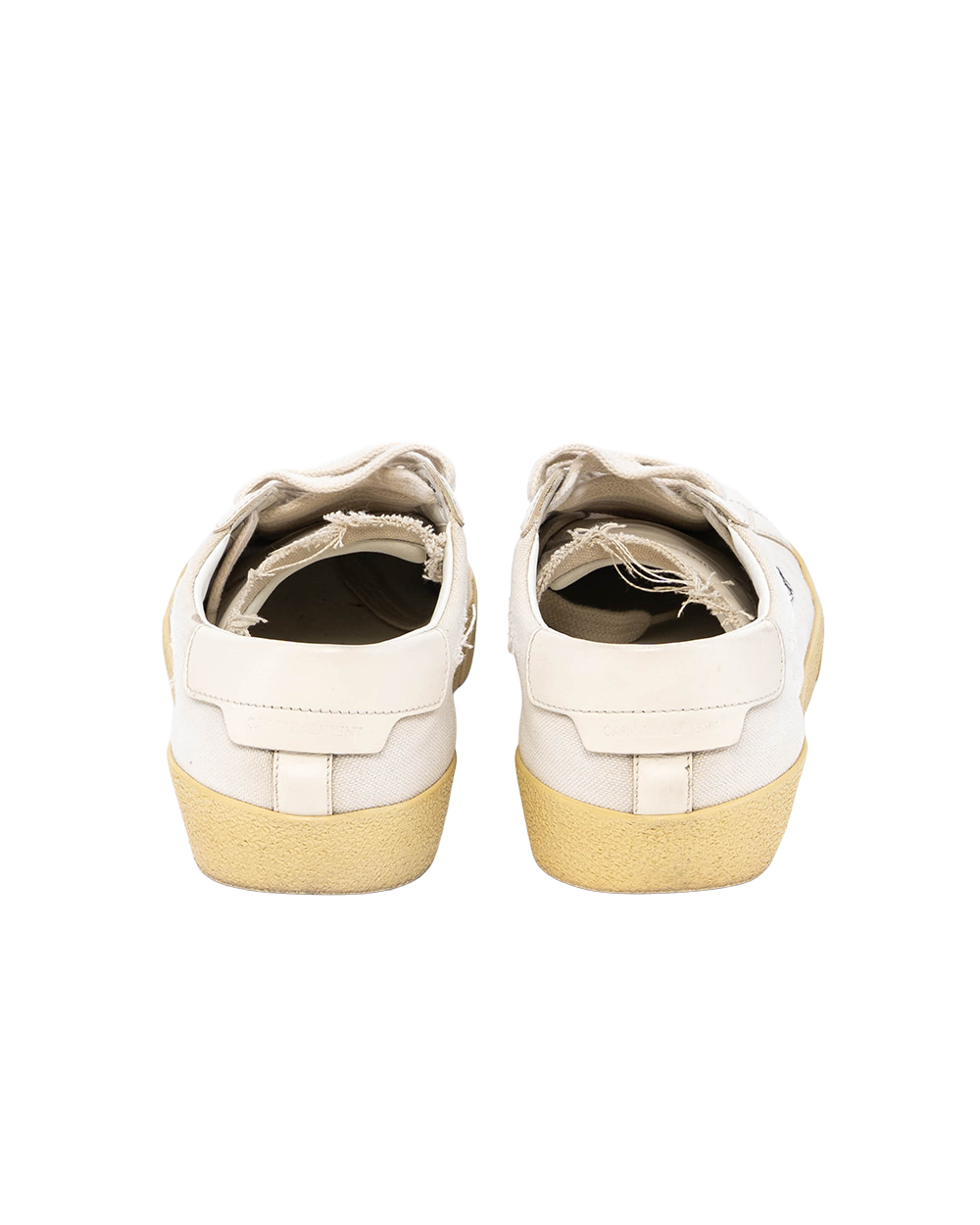 YSL COURT CLASSIC SNEAKER 38.5 WHITE BM610648 0566