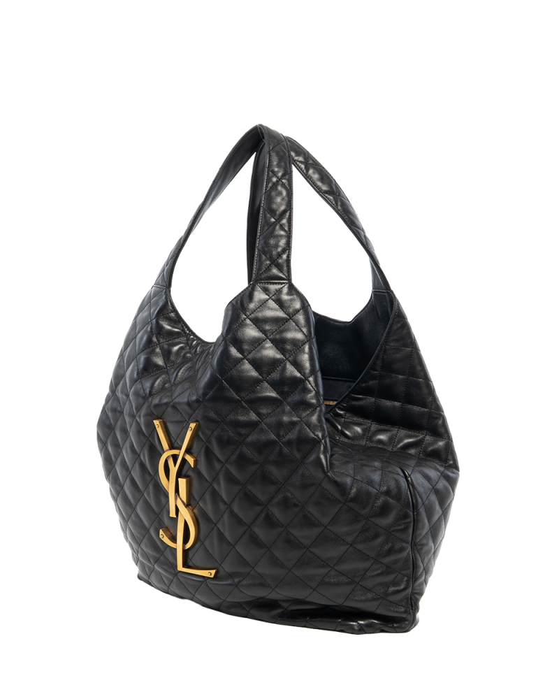 YSL ICARE MAXI BLACK LAMB GHW GNR698651 1122 8802