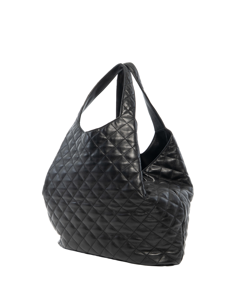 YSL ICARE MAXI BLACK LAMB GHW GNR698651 1122 8803