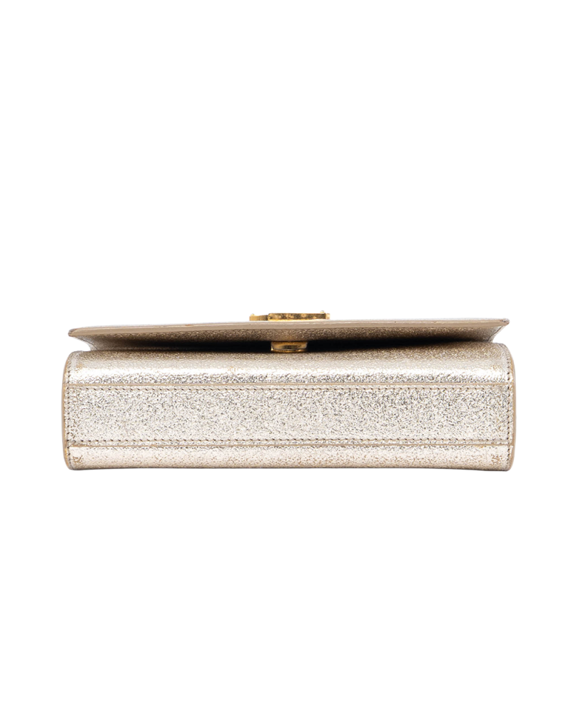YSL KATE MINI GOLD METALLIC LEATHER GHW 2075