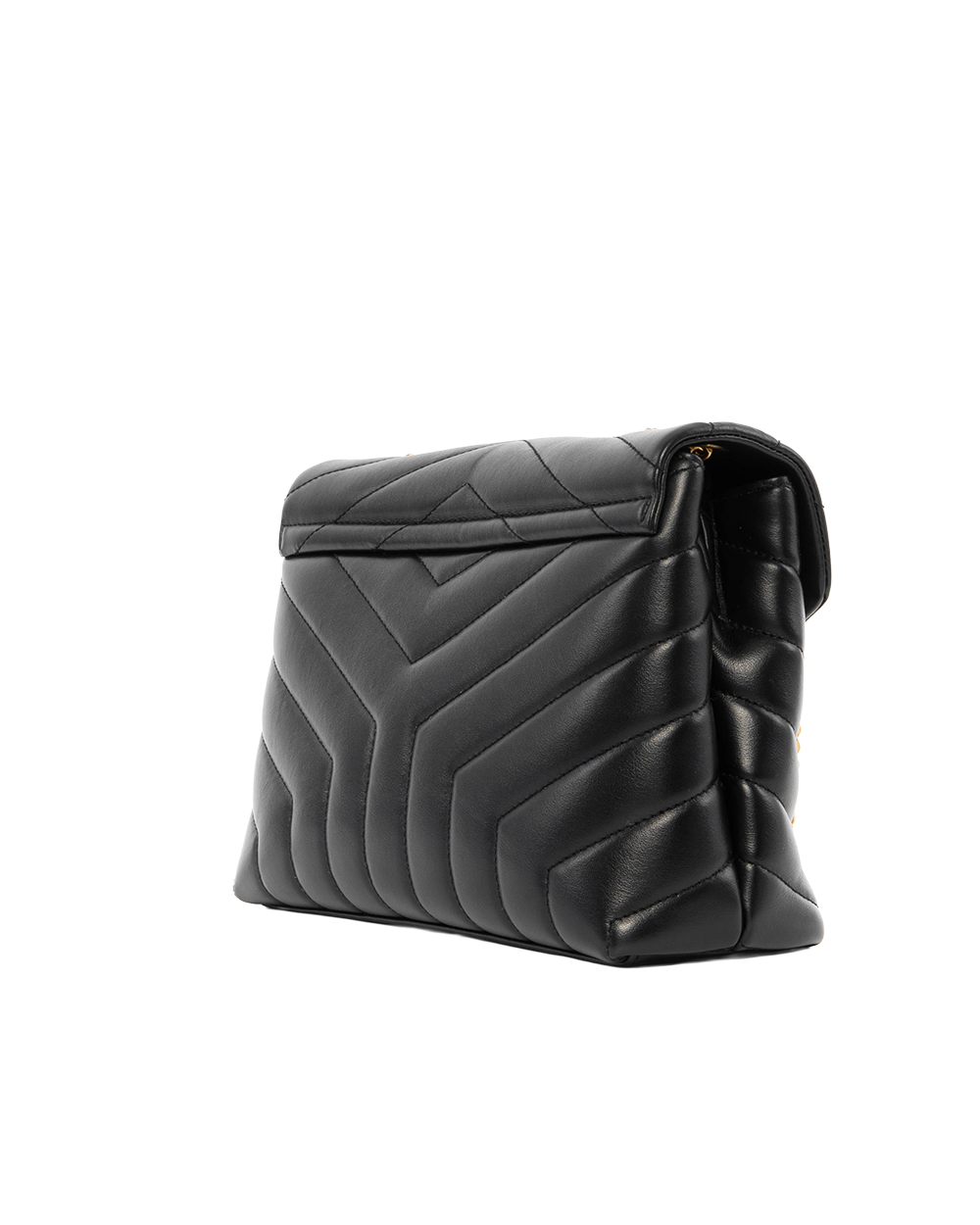 YSL LOU LOU MEDIUM BLACK CALF GHW VTM494699 0522 6140