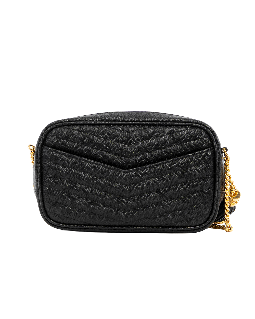YSL LOU LOU MINI BLACK CALF GHW ALM 612579 0322 7896