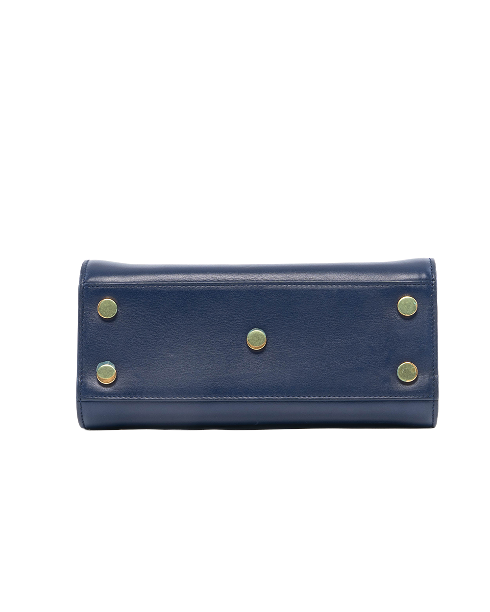 YSL SAC DE JOUR NANO BLUE NAVY CALF GHW ALR 340778 0714 0932
