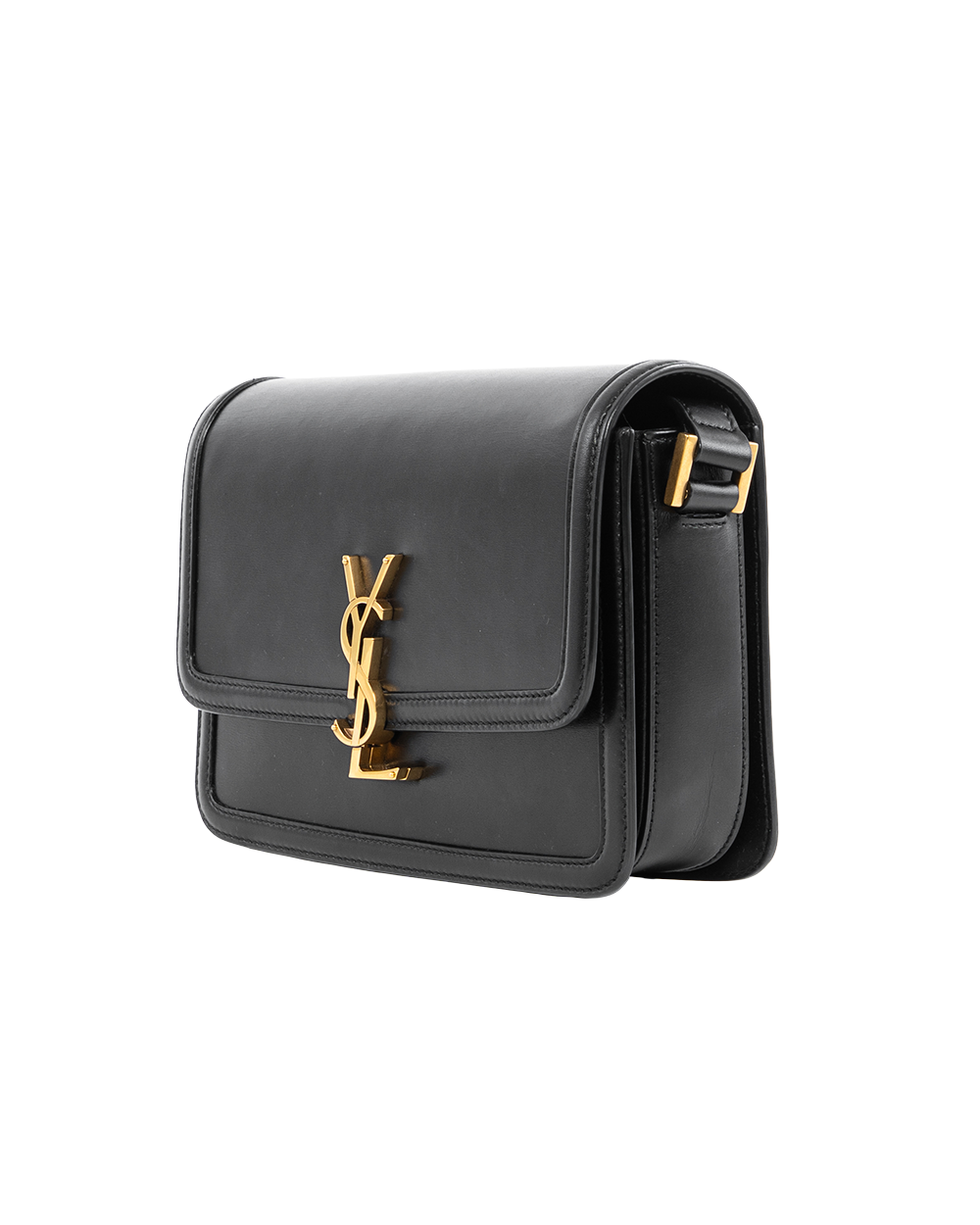 YSL SOLFERINO MEDIUM BLACK CALF GHW 634305 0221 9521