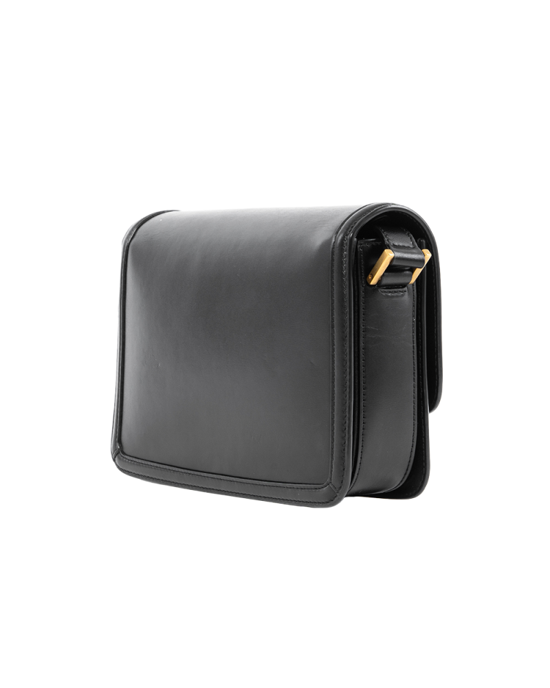 YSL SOLFERINO MEDIUM BLACK CALF GHW 634305 0221 9522