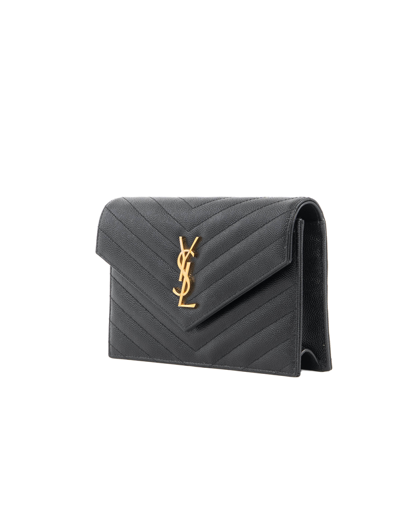 YSL WOC 7.5 BLACK CHEVRON GHW GNC 742920 0424 5547