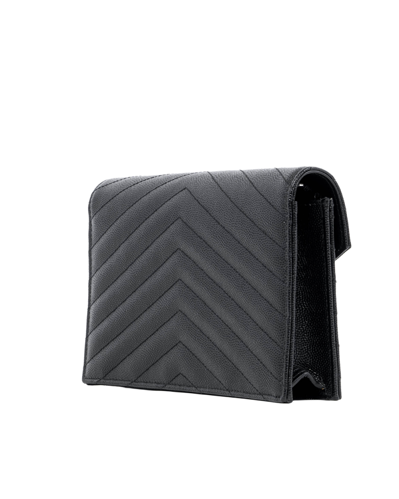 YSL WOC 7.5 BLACK CHEVRON SHW INN695108 1022 03891