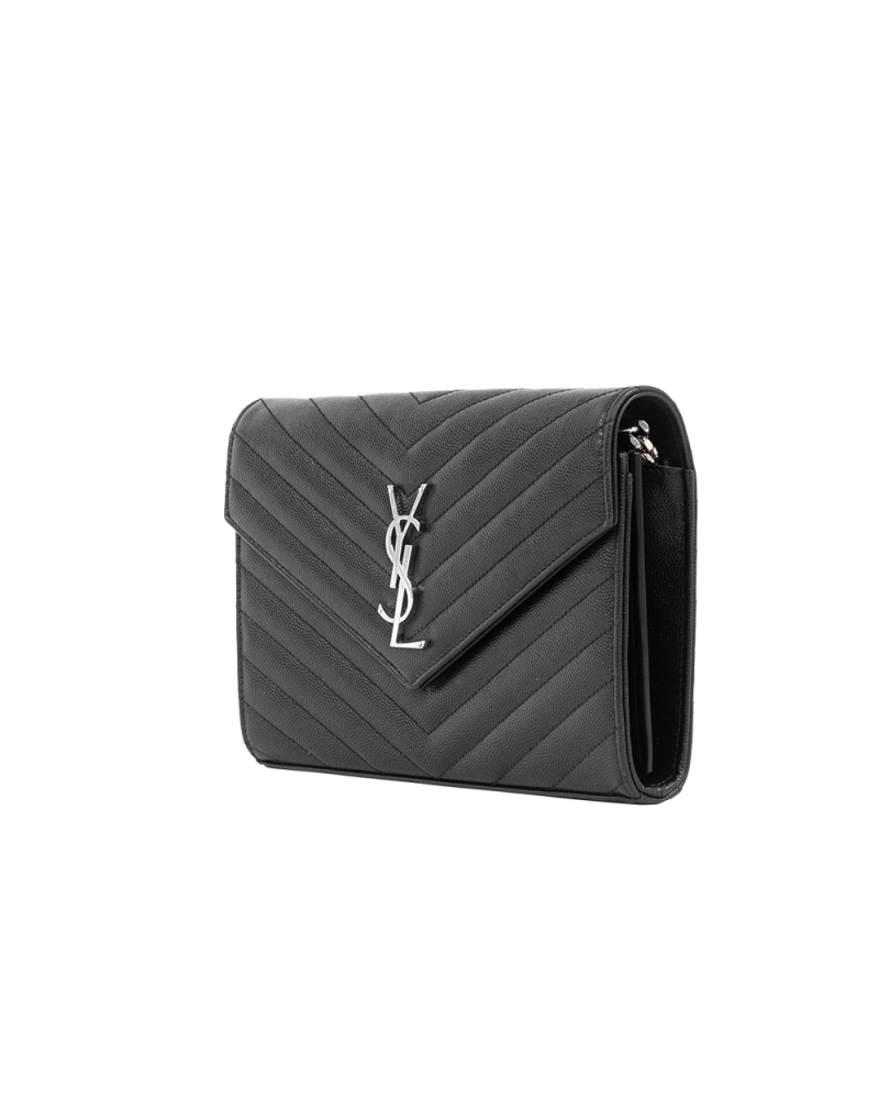 YSL WOC 9.5 BLACK CAVIAR SHW GUE 377828 0320 5294