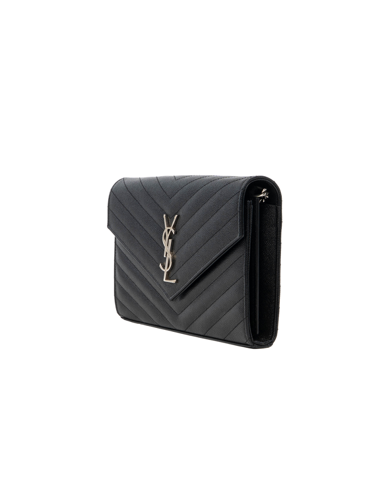 YSL WOC 9.5 BLACK CHEVRON SHW AIM227828 0420 7942