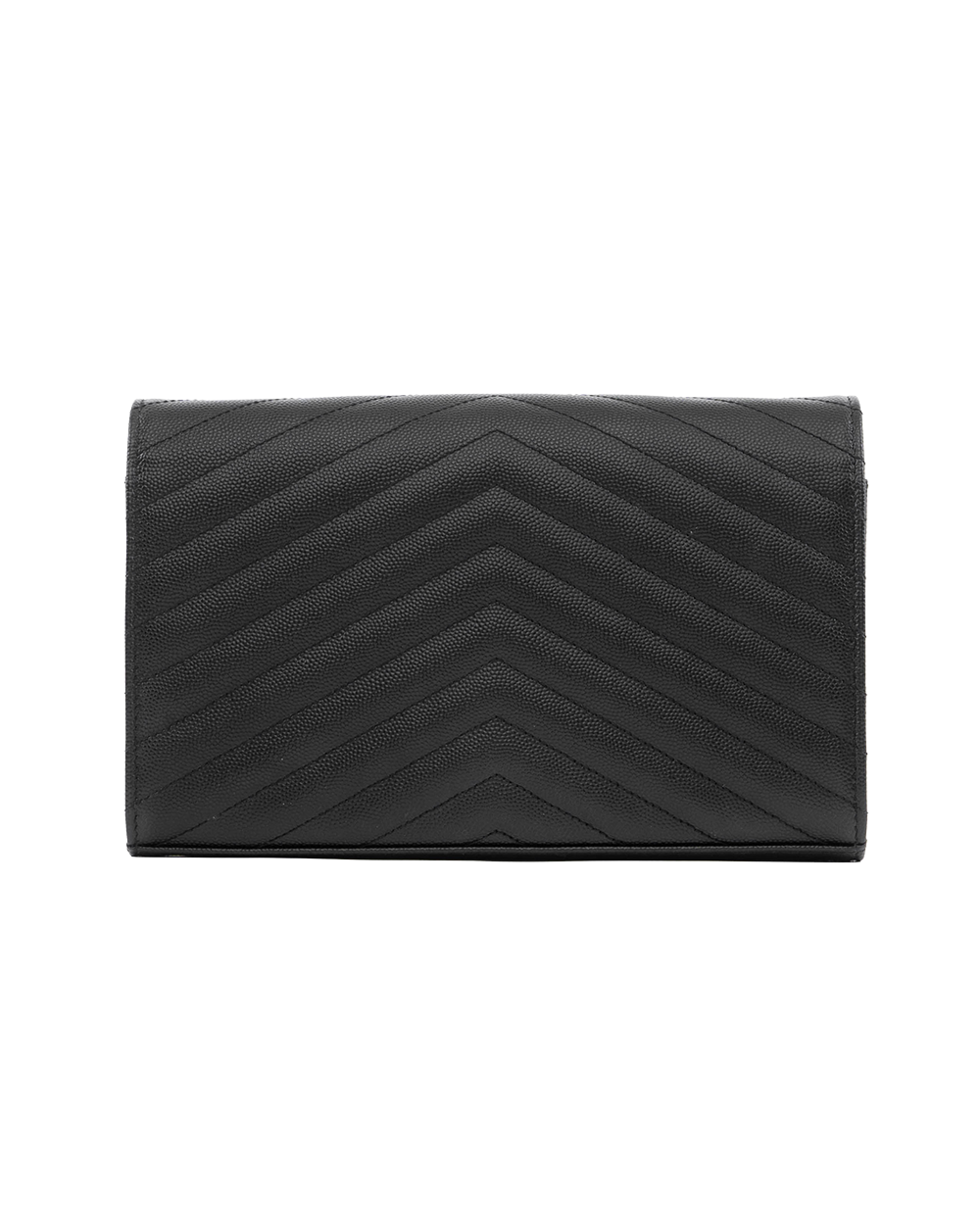 YSL WOC 9.5 BLACK CHEVRON SHW GUE377828 1119 6054