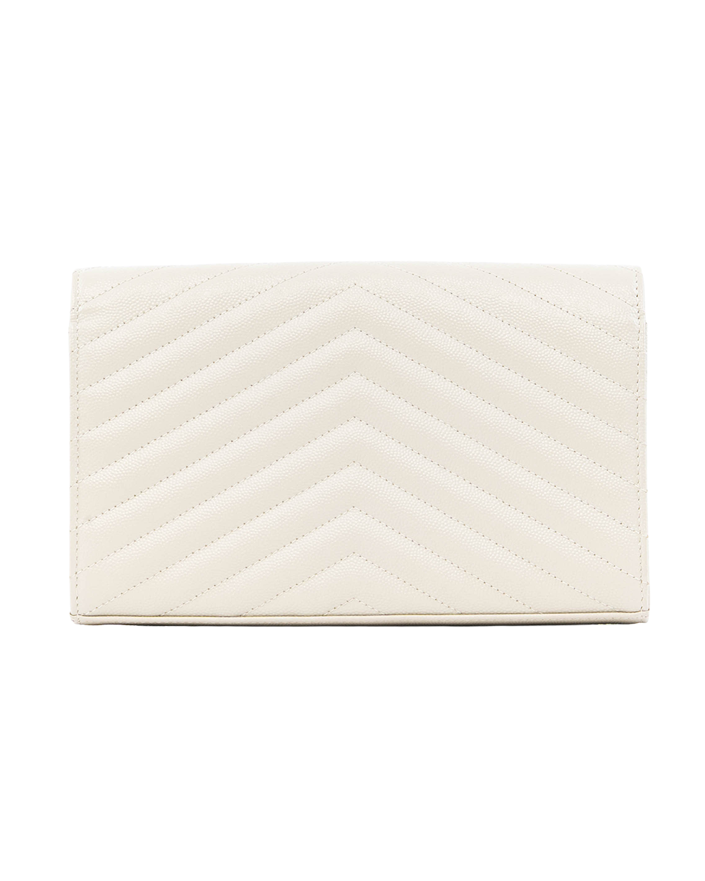 YSL WOC 9.5 WHITE CHEVRON GHW GUE377820 1021 5080