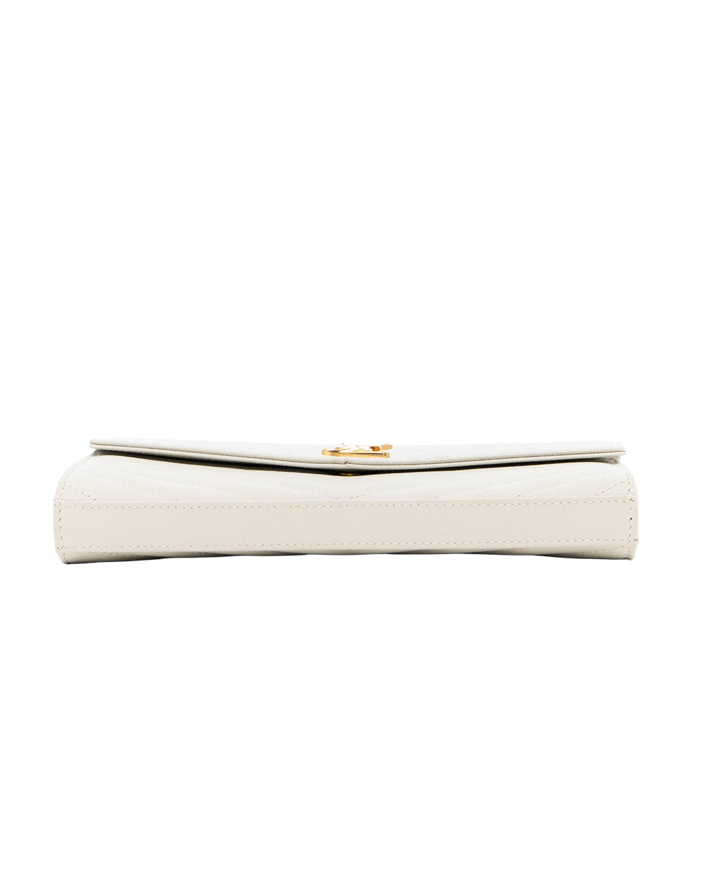YSL WOC 9.5 WHITE CHEVRON GHW GUE377820 1021 5081