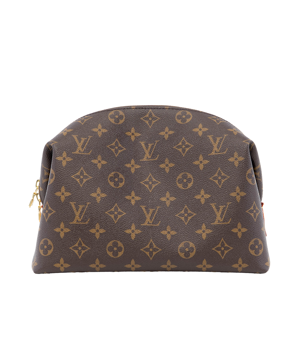 BA253995 LV COSMETIC POUCH GM BROWN MONOGRAM CANVAS GHW MICROCHIP