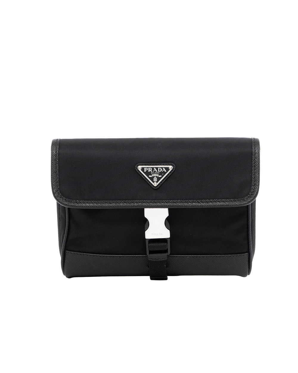 BA253999 PRADA MESSENGER 2ZH108 BLACK NYLON SHW