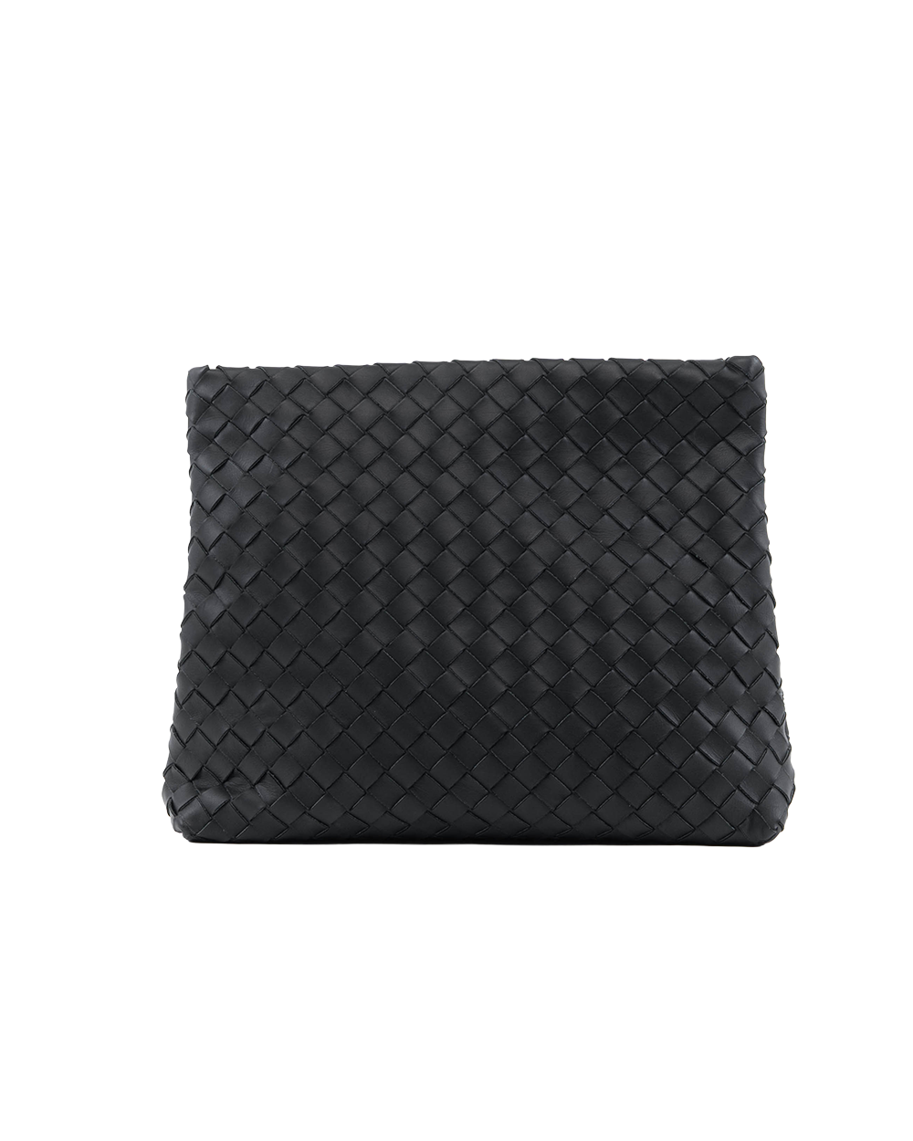 BA254009 BOTTEGA POUCH CLUTCH BLACK CALF SHW