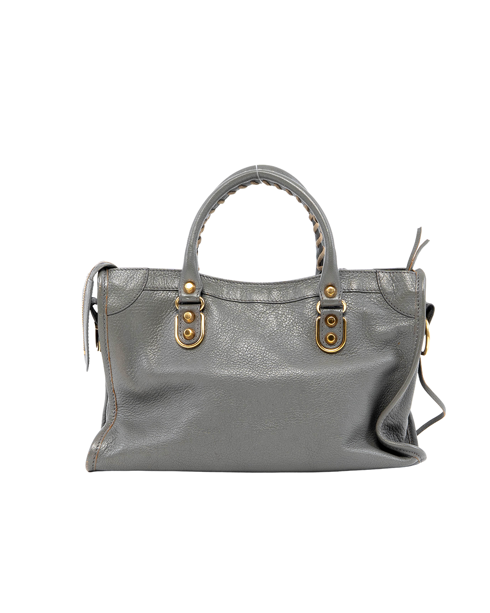 BALENCIAGA CITY CLASSIC SMALL GREY CALF GHW 432831 1360 C 002123 08144