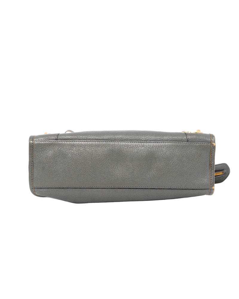 BALENCIAGA CITY CLASSIC SMALL GREY CALF GHW 432831 1360 C 002123 08149