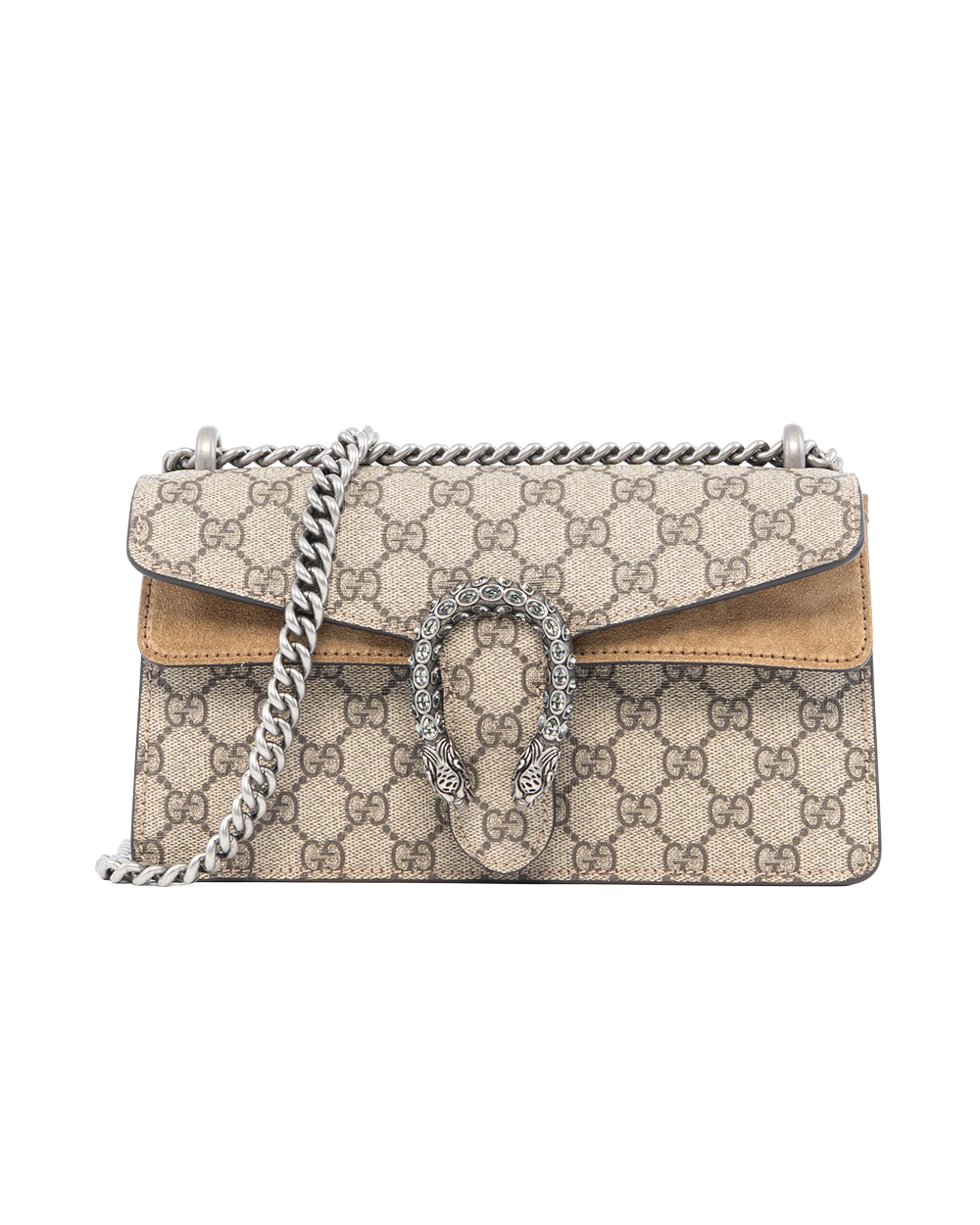 BB254019 NEW GUCCI DIONYSUS MEDIUM BROWN GG MONOGRAM SHW 499623 467891