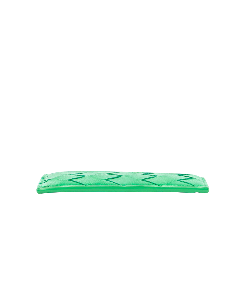 BOTTEGA CARD SLOT SHORT GREEN CALF 1295