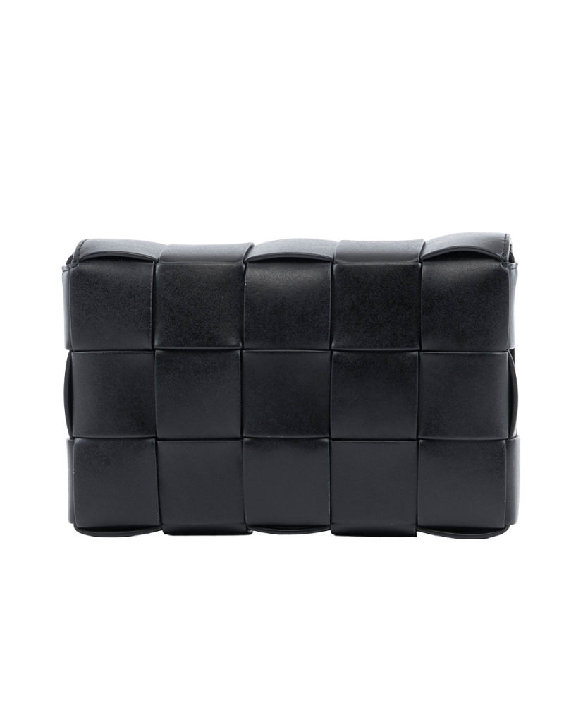BOTTEGA CASSETTE CAMERA BLACK CALF SHW P02880603F 1215