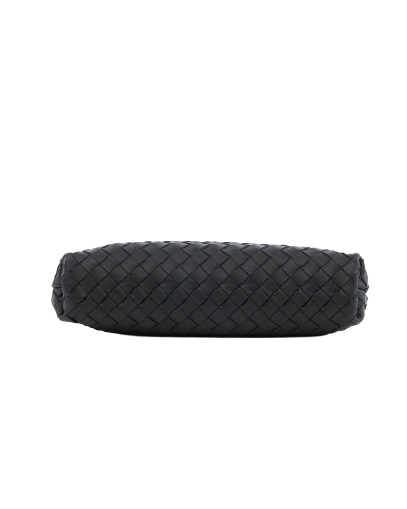 BOTTEGA POUCH CLUTCH BLACK CALF SHW 2290