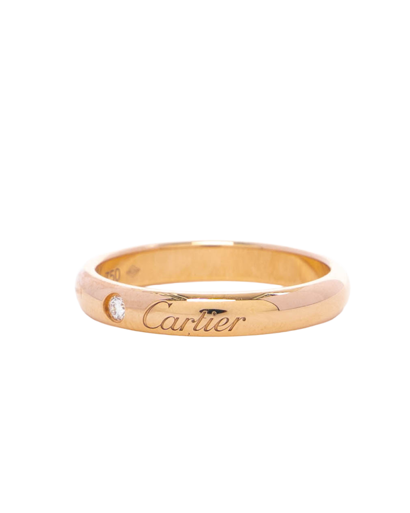 CARTIER C DE CARTIER RING 51 1 DIAMOND RGHW UQA824 2374