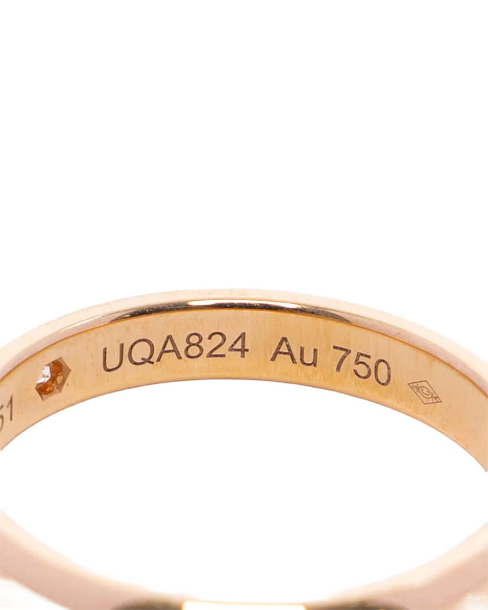 CARTIER C DE CARTIER RING 51 1 DIAMOND RGHW UQA824 2375