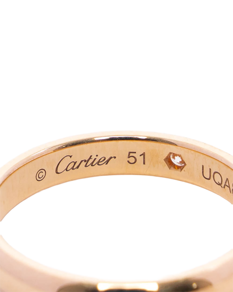 CARTIER C DE CARTIER RING 51 1 DIAMOND RGHW UQA824 2376