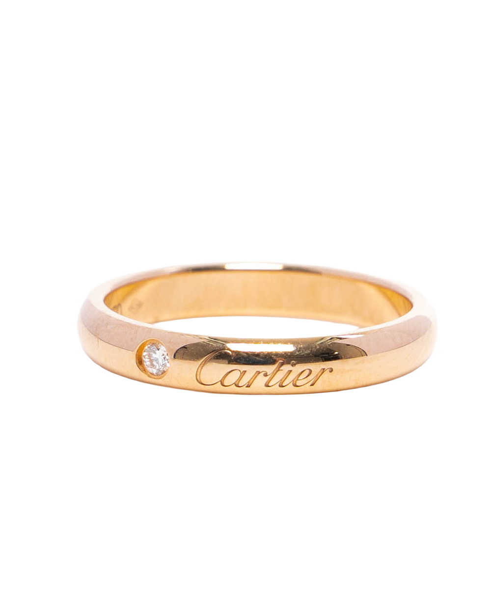 CARTIER C DE CARTIER RING 51 1 DIAMOND RGHW UQA824 2377