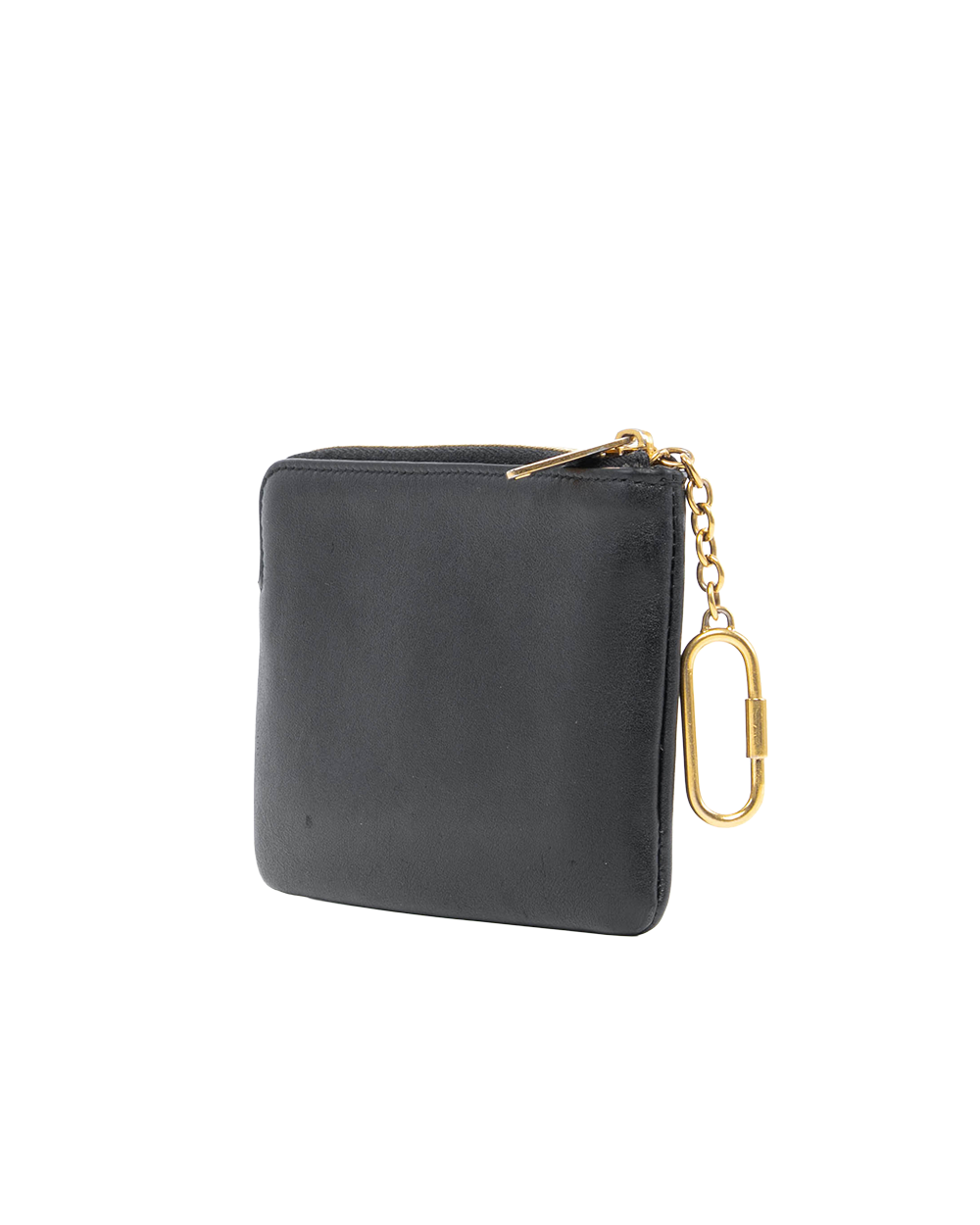 CELINE COIN PURSE CUIR TRIOMPHE BLACK CALF GHW F LE 1262 0223