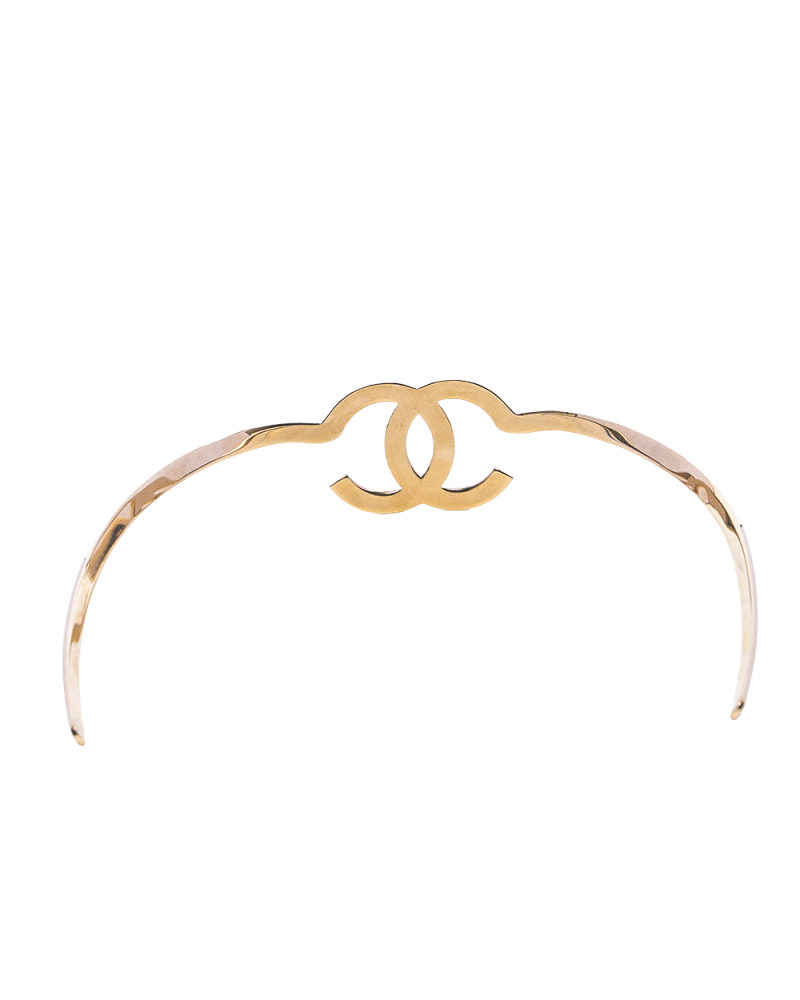 CHANEL CC HAIR BRAND GOLD GHW 07793