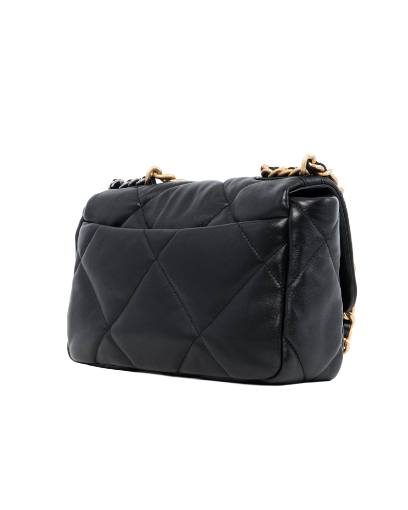 CHANEL FLAP 19 26 BLACK LAMB GHW 31081368 1199