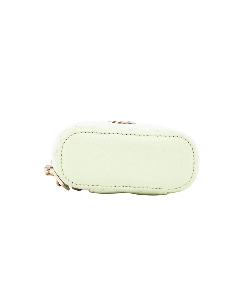 CHANEL VANITY MINI GREEN CAVIAR GHW 31769426 07669